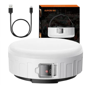 Superfire T25 USB Camping Light, 400 lm, 3 Modes