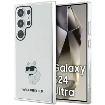 Karl Lagerfeld Samsung Galaxy S24 Ultra Case HC IML NFT Choupette, Transparent