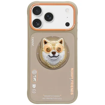 Nimmy Glasses Cool nag MagSafe Phone Case Cover iPhone 17 Pro Max - beige