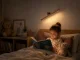 Magnetic LED Wall Night Light with USB-C, Wooden Design
