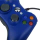 Wired gamepad for PC and Xbox 360 with vibration, blue
