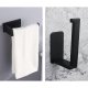 Ruhhy 25067 Adhesive Wall Mount Toilet Paper Holder, Black