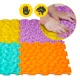 4FIZJO Orthopaedic Sensory Puzzle Mat for Kids, 4 pcs