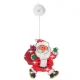 LED Christmas Window Decoration with Suction Cup Santa Claus