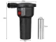 Electric Air Blower for BBQ and Fireplace, Black