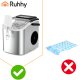 Ruhhy Ice Maker 1.2L Silver + Scoop