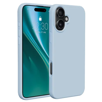 Etteri Silicone Case for iPhone 16 Plus 6.7", Light Blue