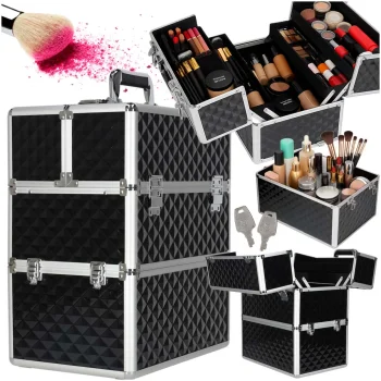 XXL 3D Cosmetic Case and Organizer, Black