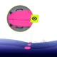 4Fizjo TSUNAMI Inflatable Swim Buoy with Dry Bag 2-in-1, 36L, Pink