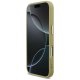 Guess Fixed Glitter Big 4G Metal Frame Case for iPhone 17 Pro, Gold