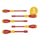 Screwdriver Set Wiha 322K5 SoftFinish electric 1000 V AC, 5 Pieces