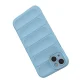 Magic Shield Case Flexible Shockproof Case for iPhone 14 Plus, Light Blue