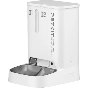Smart Pet Feeder PetKit Yumshare Dual Hopper 5L with Camera, White