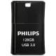 Philips Pico Edition 128 GB USB 3.0 Flash Drive, Midnight Black