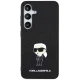 Karl Lagerfeld Glitter Ikonik Logo Case for Samsung Galaxy S24+ Black