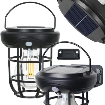 Solar lamp with motion dusk sensor 3 modes LED 1800lm waterproof
