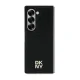 DKNY Repeat Pattern Stack Logo Case for Samsung Galaxy Z Fold6, Black