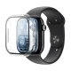 AmazingThing Radix Glass Screen Protector with Case for Apple Watch Series 11 42mm, Clear