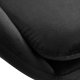 Swivel beauty chair 4Rico QS-MF18G velvet, black