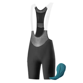 Rockbros TLDK001-1 ROAD TO SKY Men's Cycling Bib Shorts with Pad Size L - Black