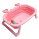 Bakalu Foldable Silicone Baby Bathtub KZ1015B, Pink