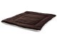 Fabric Dog Bed Mat 50x35 cm Dark Brown