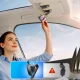 Joyroom JR-ZS511 Sun Visor Sunglasses Holder with Magnetic Clip, Black