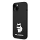 Karl Lagerfeld Silicone Choupette MagSafe Case for iPhone 14 Plus, Black