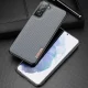 Dux Ducis Fino Case for Samsung Galaxy S22+ with Nylon Fabric, Blue