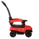 Step Car with Push Parent Handle Kids Ride On Toy Vehicle with Sound and Light, Red