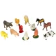 Farm Animal Figures Set, 12 pcs