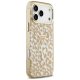 Guess Leopard Glitter MagSafe Case for iPhone 17 Pro Brown
