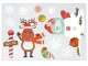 Christmas Window Stickers, Christmas Trees, 35x50 cm