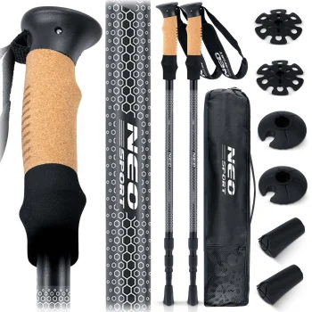 Neo-Sport NS-380 Telescopic Trekking Poles 65-135 cm
