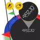 4FIZJO Kids Nest Swing XL 110 cm for Garden, multicolour