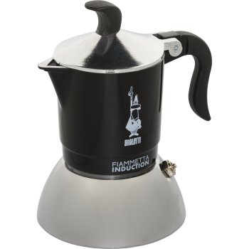 Bialetti Fiammetta Induction 2-Cup Espresso Maker, Black