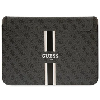 Guess 4G Printed Stripes 14" Laptop Sleeve, Black