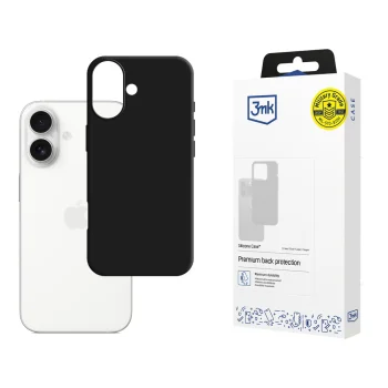 3mk Silicone Phone Case Cover iPhone 17 - Black