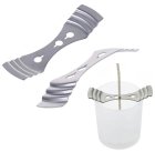 Metal Candle Wick Centering Tool Holder, Silver