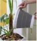 Large Foldable Silicone Bucket with Handle 5L Grey-White