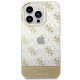 Guess 4G Pattern Script vāciņš iPhone 14 Pro, Zelta