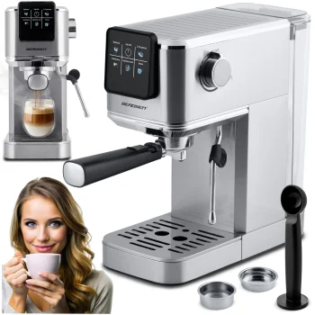 Berdsen 377000 Espresso Machine 20 Bar, Silver