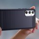 Samsung Galaxy A54 (SM-A546) Carbon Fiber TPU Protective Case Cover, Blue