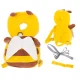Baby Head Protection Cushion Backpack for Walking, Bee