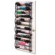 ModernHome PJJWMSR003 BLACK Over-the-Door Shoe Organizer, Black