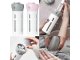 Travel Cosmetic Organizer with Liquid Dispenser – Pink or Grey