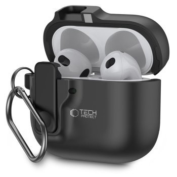 Tech-Protect Slim Hook Case for AirPods 4 Black