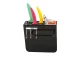 Wall-Mounted Knife Stand and Kitchen Organizer, Black