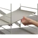 Joseph Joseph Level Plus Large Adjustable Shoe Rack, Ecru