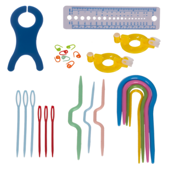 Maaleo 58-Piece Crochet Set with Case, Hooks and Accessories 25692